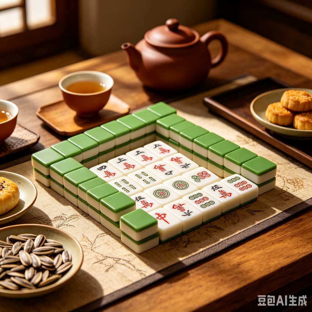 metallic finish mahjong set